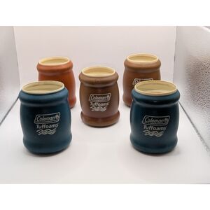 Vintage Coleman Tuffoams Can Koozie Bundle of 5